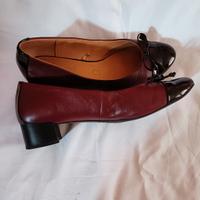 scarpe décolleté donna bordeaux 