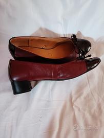 scarpe décolleté donna bordeaux 