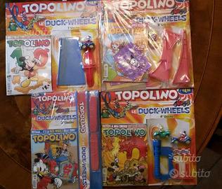 Topolino con "Le Duck-Wheels" serie completa
