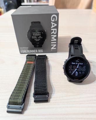 Garmin Forerunner 955 Black + 3 cinturini