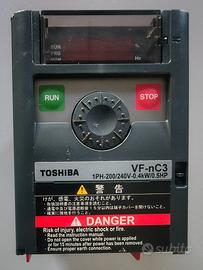 TOSHIBA VF-nC3 Inverter 0.4kW 1PH 200/240V VFD DRI