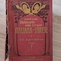 dizionario vintage ita ingl vol I e II 1938