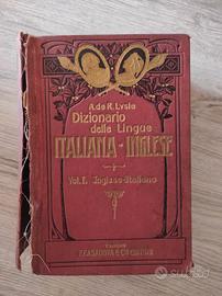 dizionario vintage ita ingl vol I e II 1938