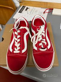 Scarpe Vans Rosse ragazza
