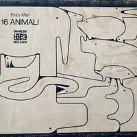 16 animali enzo mari - versione vintage 1972