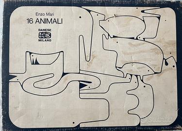 16 animali enzo mari - versione vintage 1972