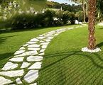Passetto in pietra Bianca naturale per giardino