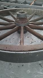 Ruota carro antica