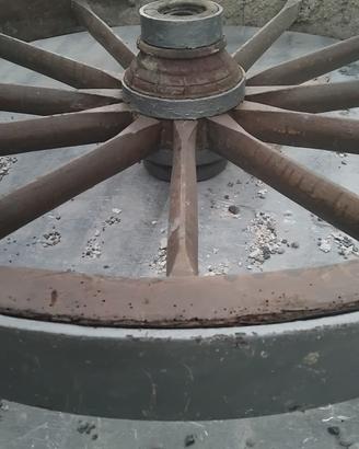 Ruota carro antica