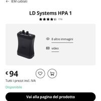 bodypack per in ear monitor