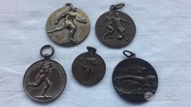 VECCHIE MEDAGLIE SPORTIVE PRIMI  DEL '900