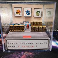 Diorama Pokemon Oro e Argento Cubo