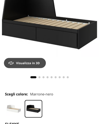 Letto singolo estraibile