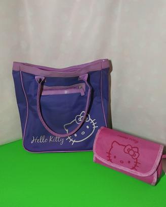 borsa e pochette hello Kitty 
