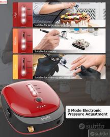 Oasser Mini Kit aerografo,Airbrush con compressore