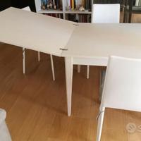 Tavolo apribile a libretto in noce