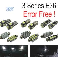 KIT 16 LAMPADE LED INTERNE BMW SERIE 3 E36 SEDAN C