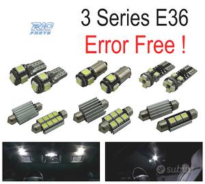 KIT 16 LAMPADE LED INTERNE BMW SERIE 3 E36 SEDAN C
