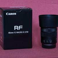 Obiettivo Canon 85 mm f 2 macro IS