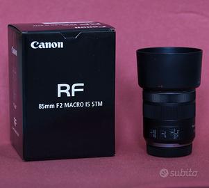 Obiettivo Canon 85 mm f 2 macro IS