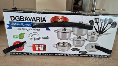 Batteria di pentole DGBAVARIA 18 pezzi