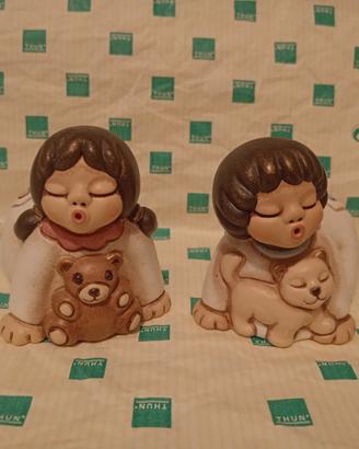 bimba gattona con teddy / bimbo con gatto thun