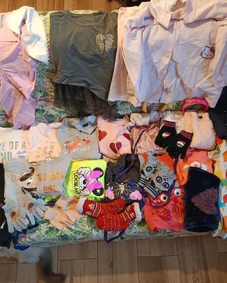 stock abbigliamento bambina 4/5anni invernale 