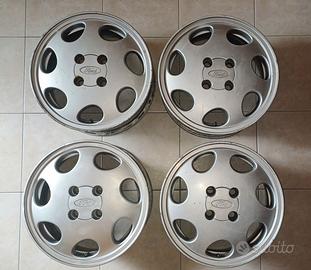 4 cerchi in lega Ford R15 15 4X108 Fiesta Focus Ka