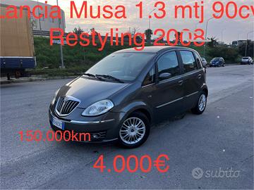 Lancia Musa 1.3 Mtj 90cv Restilyng 2008 PERMUTA