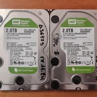 Due  HDD 3.5 SATA 2tb Western Digital green