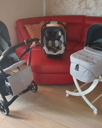 Trio Jané Kendo con accessori + supporto culla