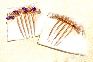 Set A - 2 pezzi Fermacapelli Pettini Coreani