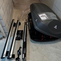 Barre Thule Evo 127 + Bauletto Althura Breakout 42