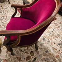 Poltrone in noce antico n.2