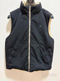 Nike gilet imbottito reversibile nero beige M