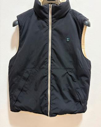 Nike gilet imbottito reversibile nero beige M
