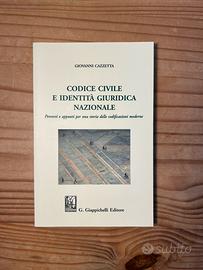 Codice civile e identità giuridica Cazzetta