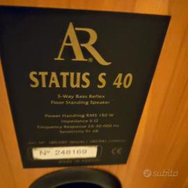 coppia casse AR 40 Status