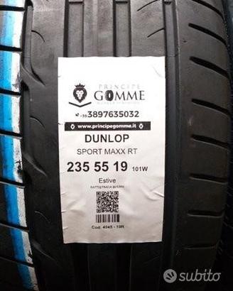 2 gomme 235 55 19 dunlop a4045