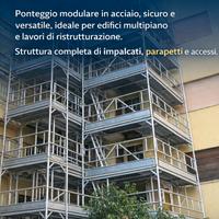 Noleggio ponteggio 800mq