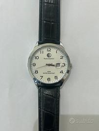 Orologio Fracois Lepetit Nuovo Pelle Quarzo Datari