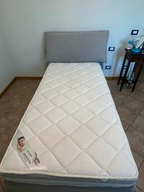 letto singolo con contenitore
