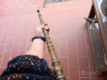 Antica pipa da oppio cinese