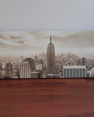 Quadro stampa su tela New York Manhattan 125x40 cm