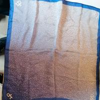 Foulard Roccobarocco 100x100 in Seta Afffare