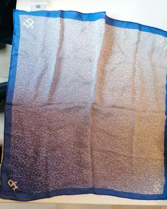 Foulard Roccobarocco 100x100 in Seta Afffare