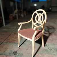 50 SEDIE IN LEGNO E TESSUTO ROSSO