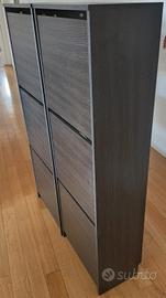 2 scarpiere IKEA Bissa a 3 scomparti