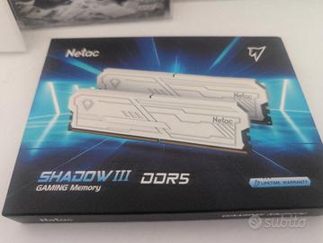 Netac RAM 32 Gb (2x16) DDR5 6000mhz CL 30