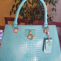 Borsa verde acqua Guess